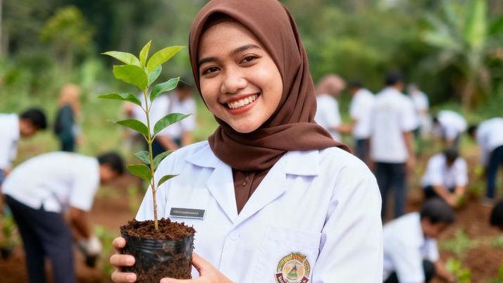 ASN Kompak Tanam 3.500 Bibit Pohon di Jembrana, Merayakan HUT KORPRI ke-54