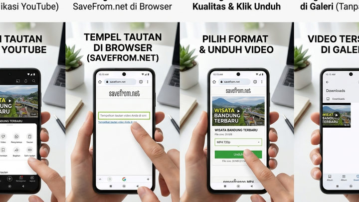 Cara Download Video YouTube Tanpa Aplikasi, Cukup Pakai Savefrom!