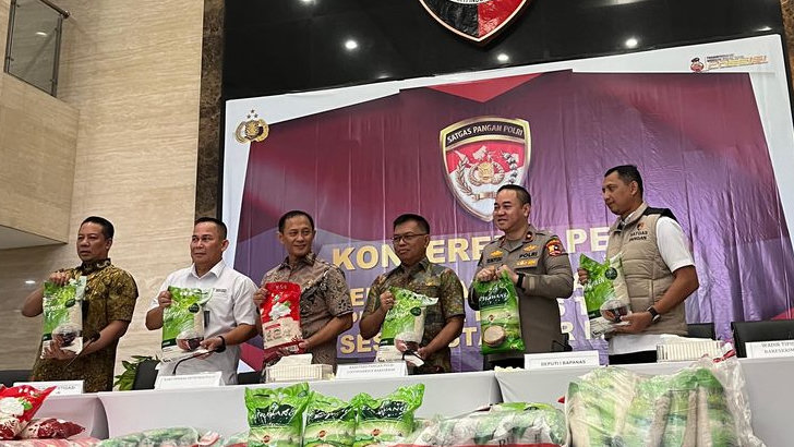Bareskrim Ungkap Praktik Produksi Distribusi Beras Premium yang Tak Memenuhi Standar, 3 Tersangka Diamankan