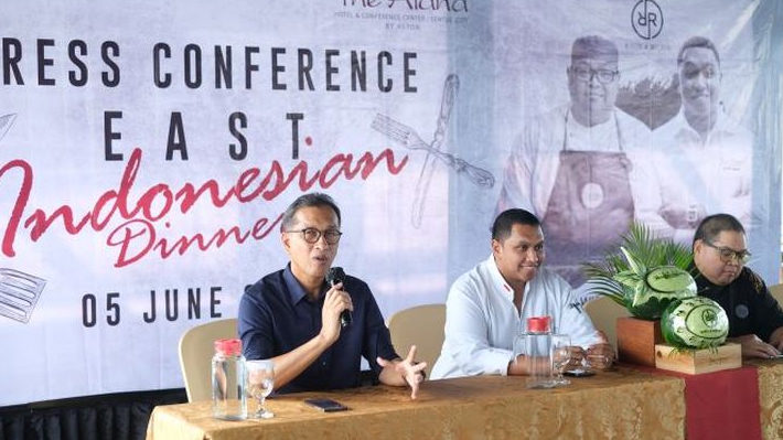 Kolaborasi Spektakuler antara Chef Executive The Alana Hotel Sentul dan Celebrity Chef Bertema East Indonesian Dinner