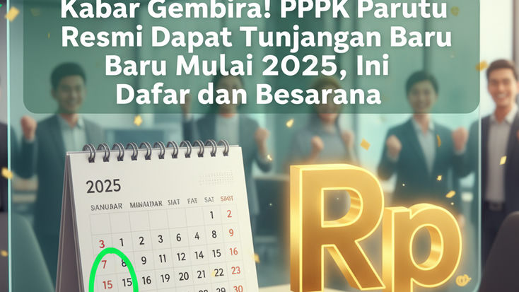 Kabar Gembira! PPPK Paruh Waktu Resmi Dapat Tunjangan Baru Mulai 2025, Ini Daftar dan Besarannya