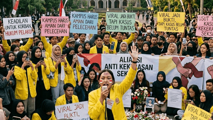 Meledak di Medsos! Kasus Kekerasan Seksual di FH UI Picu Amarah Massal Mahasiswa