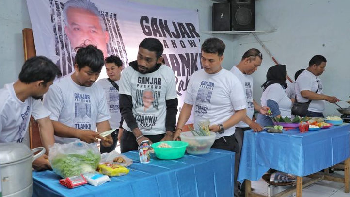 Tingkatkan Kekompakkan, Komunitas Ojol Ganjar Gelar Lomba Masak di Bogor