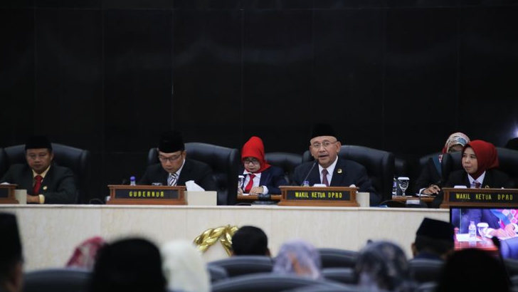 DPRD Jawa Barat Gelar Rapat Paripurna Mendengarkan Pidato Kenegaraan Presiden RI