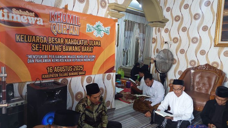 PCNU Tubaba Isi Kemerdekaan RI ke-80 dengan Khotmil Qur’an Massal