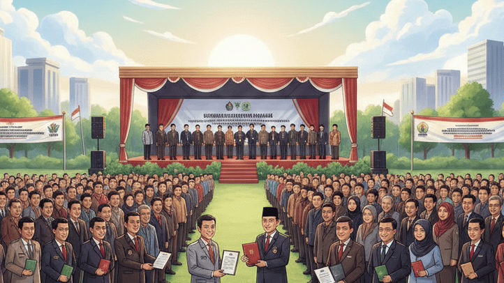 Kabar Baik! 5.457 PPPK Paruh Waktu di Kutai Barat Resmi Dapat Kepastian, Terima NIP dan SK Pengangkatan
