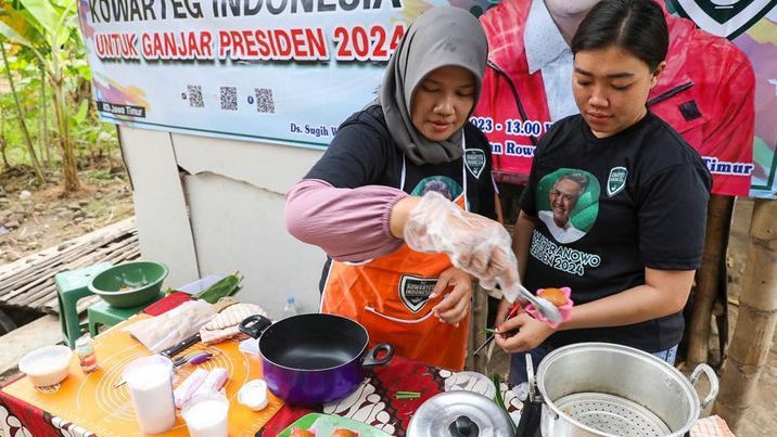 Berikan Ide Peluang Usaha, Kowarteg Dukung Ganjar Gelar Pelatihan Pembuatan Kue di Nganjuk