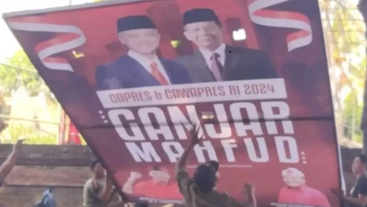Anak Buah Megawati Singgung Soal Pencopotan Baliho Ganjar-Mahfud, Konsekuensi Majunya Anak Presiden