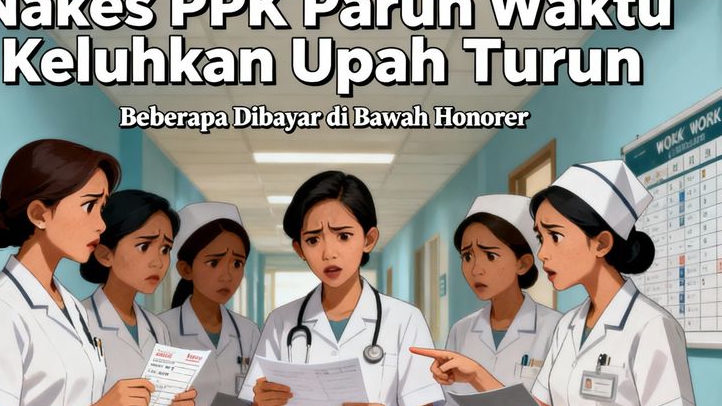 Nakes PPPK Paruh Waktu Keluhkan Upah Turun, Ada yang Dibayar Di Bawah Honorer