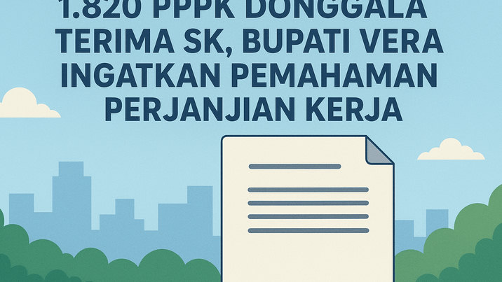 1.820 PPPK Donggala Terima SK, Bupati Vera Ingatkan Pemahaman Perjanjian Kerja