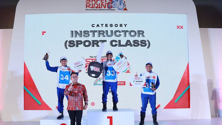 Instruktur Safety Riding DAM Raih Juara AHSRIC 2023