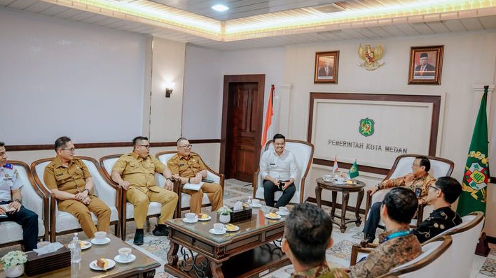 Bobby Nasution Ajak PT PLN Berkolaborasi Dukung Program Merata untuk Wujudkan Kota Medan Lebih Estetik