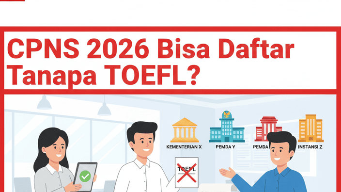 CPNS 2026 Bisa Daftar Tanpa TOEFL? Ini Penjelasan dan Daftar Instansinya
