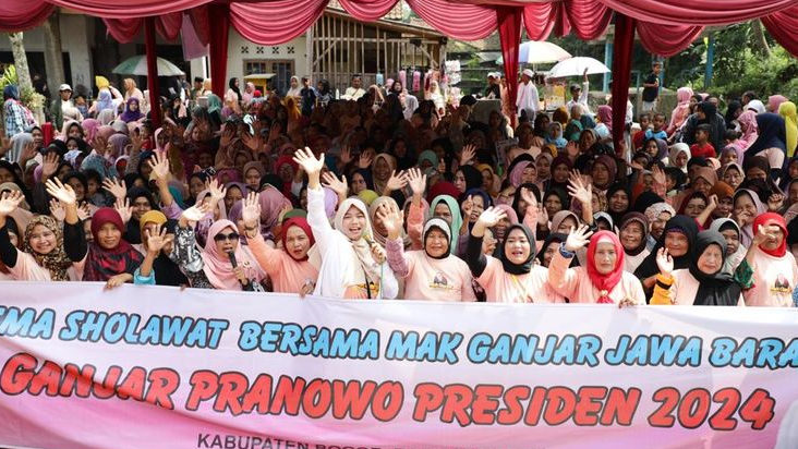 Perkuat Persaudaraan, Mak Ganjar Jabar Gelar Silaturahmi dan Gema Selawat di Kabupaten Bogor