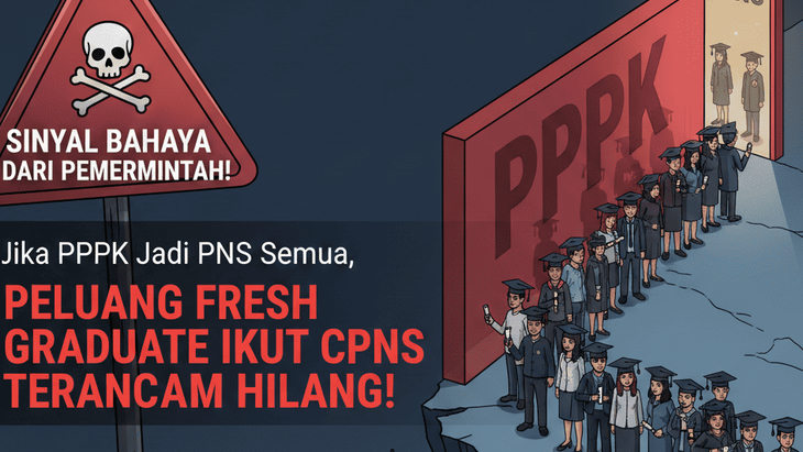 Sinyal Bahaya dari Pemerintah! Jika PPPK Jadi PNS Semua, Peluang Fresh Graduate Ikut CPNS Terancam Hilang!