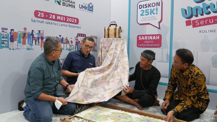 Dukung Produk UMKM Ramah Energi Go Global, Kementerian BUMN, PGN dan KAI Gelar Bazar di Sarinah