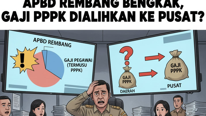 APBD Rembang Bengkak Karena Gaji Pegawai, Bupati Minta Gaji PPPK Dialihkan ke Pusat