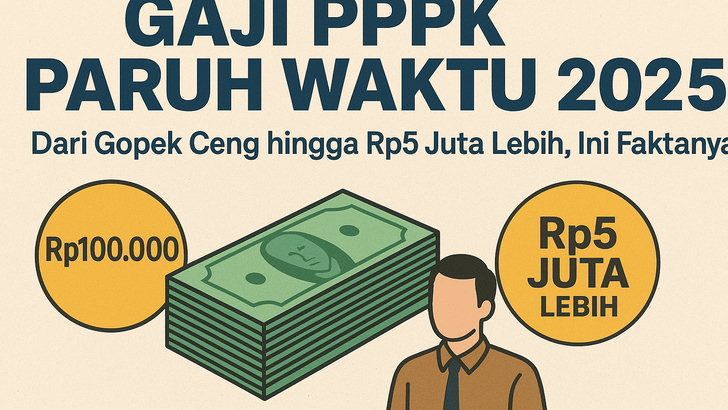 Gaji PPPK Paruh Waktu 2025, Dari Gopek Ceng hingga Rp 5 Juta Lebih, Ini Faktanya!