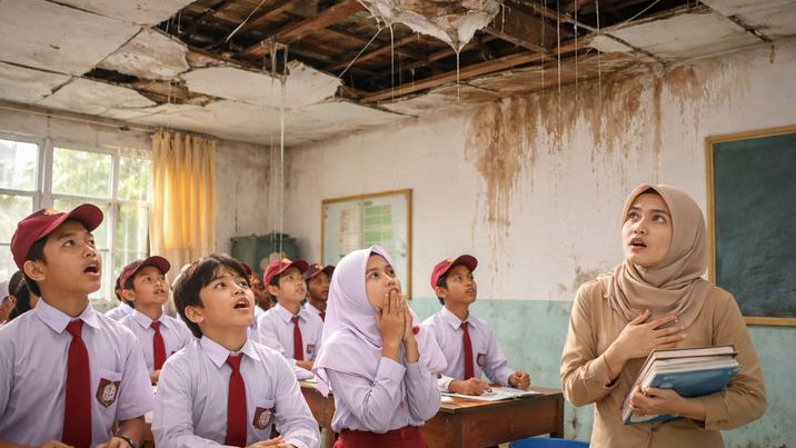 Ribuan Ruang Kelas di Sukabumi Rusak, Dinas Pendidikan Cari Solusi Bertahap