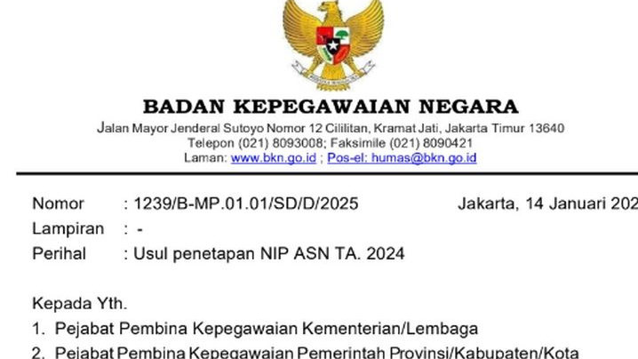 PENTING! Jadwal dan Dokumen Wajib Pengisian DRH Hingga Berkas NIP Bagi CPNS dan PPPK!