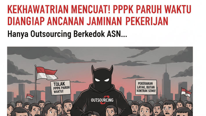 Kekhawatiran Mencuat! PPPK Paruh Waktu Dianggap Ancaman Jaminan Pekerjaan, Hanya Outsourcing Berkedok ASN