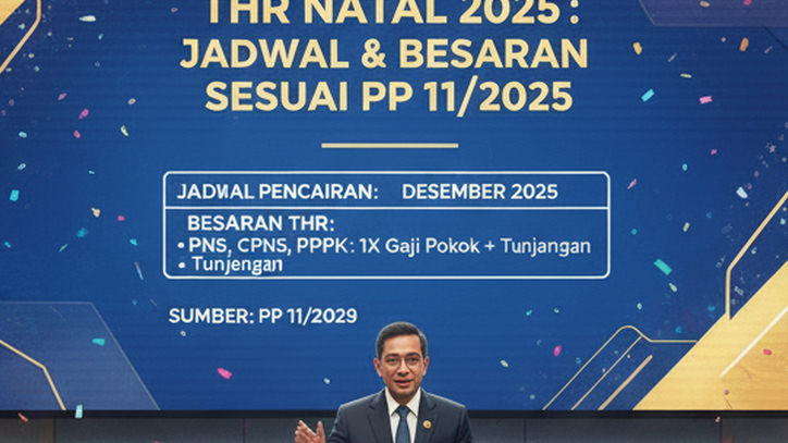 Cek Disini! Jadwal dan Besaran THR Natal 2025 untuk PNS, CPNS, PPPK Sesuai PP 11/2025