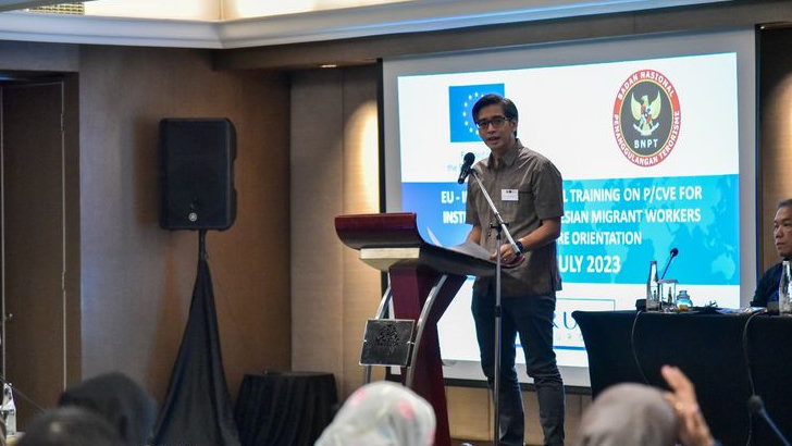 Lindungi Pekerja Migran, BNPT dan BP2MI, Uni Eropa dan RUSI Latih Instruktur Cegah Paham Ekstremisme Berbasis Kekerasan