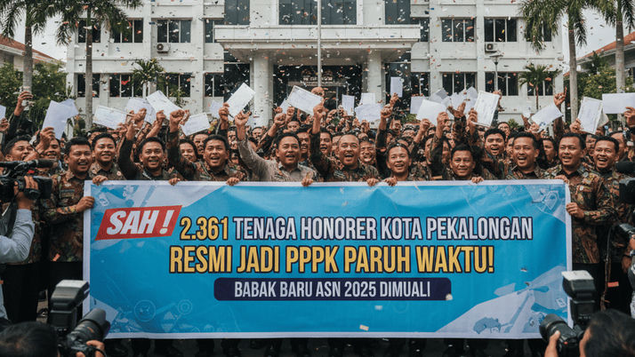 Sah! 2.361 Tenaga Honorer Kota Pekalongan Resmi Jadi PPPK Paruh Waktu, Babak Baru ASN 2025 Dimulai