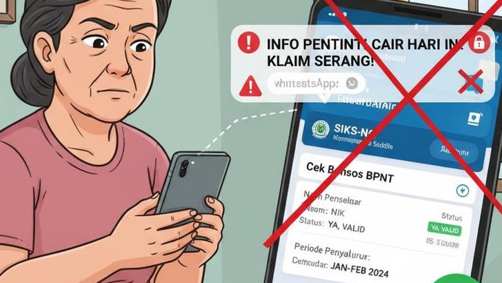 BPNT Cair Lewat Whatsapp Tapi Tidak Sinkron dengan SIKS NG Kemensos, Hati-hati!