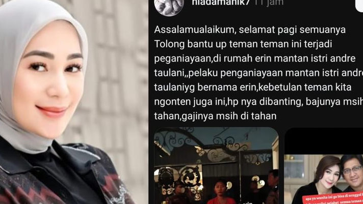 Erin Taulany Diduga Lakukan Kekerasan terhadap ART, Akun Ini Minta Tolong Netizen, Sebut Korban Dicekik, Ponsel dan Gaji Ditahan