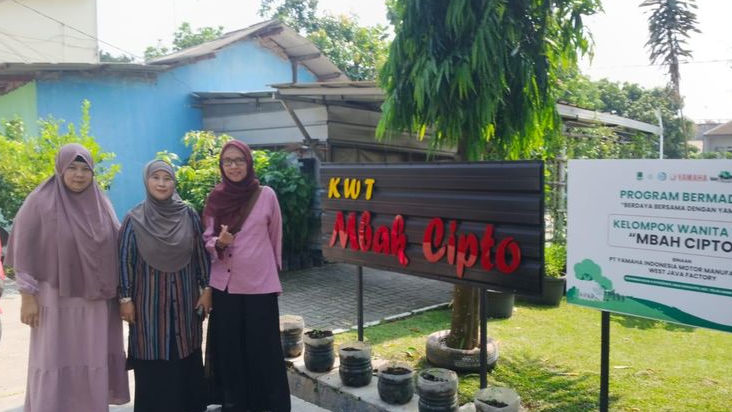 Dari Perumahan di Karawang, KWT Mbah Cipto Sukses Bangun Ketahanan Pangan dan Edukasi Anak