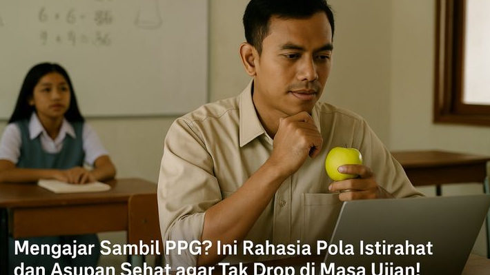 Mengajar Sambil PPG? Ini Rahasia Pola Istirahat dan Asupan Sehat agar Tak Drop di Masa Ujian!
