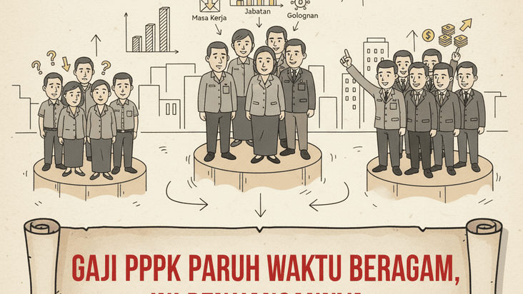 Gaji PPPK Paruh Waktu Beragam, Ini Penjelasannya Penyebab Perbedaan Angka Tersebut