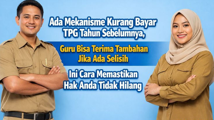 Ada Mekanisme Kurang Bayar TPG Tahun Sebelumnya, Guru Bisa Terima Tambahan Jika Ada Selisih, Ini Cara Memastikan Hak Anda Tidak Hilang
