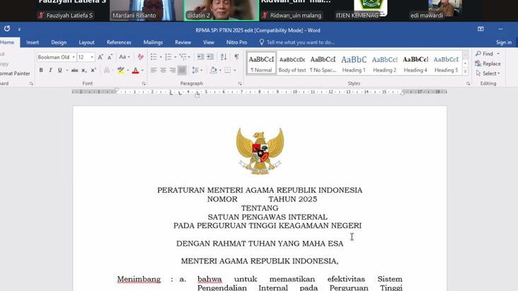 Perkuat Deteksi Dini di Kampus Agama, Itjen Kemenag Jadikan SPI Garda Terdepan