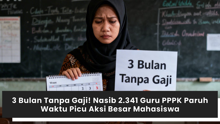 3 Bulan Tanpa Gaji! Nasib 2.341 Guru PPPK Paruh Waktu Picu Aksi Besar Mahasiswa