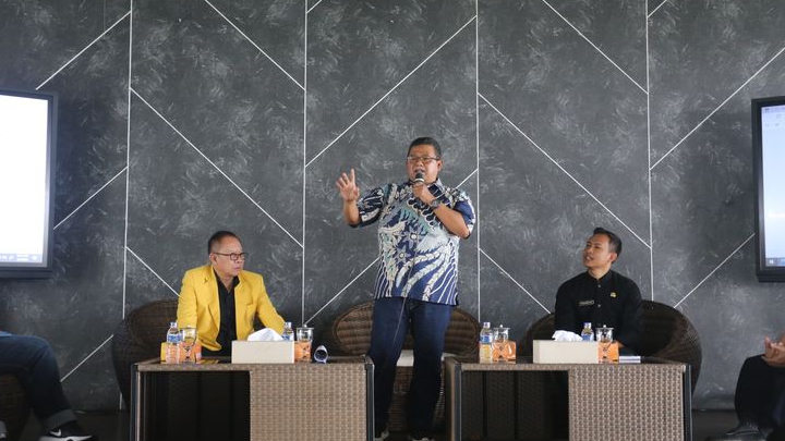 Terima Kunjungan Universitas Suryakancana, Sadar Muslihat Menyampaikan Tugas dan Fungsi DPRD