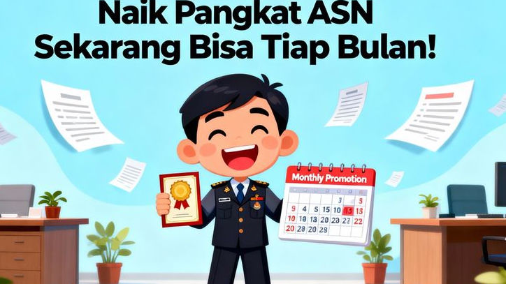 Naik Pangkat ASN Sekarang Bisa Tiap Bulan! Tapi Begini Syarat yang Harus Dipenuhi!