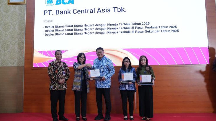 BCA Borong 4 Penghargaan SUN dari Kemenkeu, Bukti Kinerja Kuat di Pasar Obligasi
