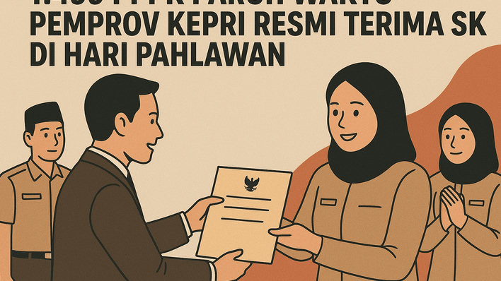 1.499 PPPK Paruh Waktu Pemprov Kepri Resmi Terima SK di Hari Pahlawan