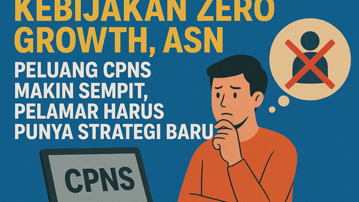 Kebijakan Zero Growth ASN, Peluang CPNS Makin Sempit, Pelamar Harus Punya Strategi Baru