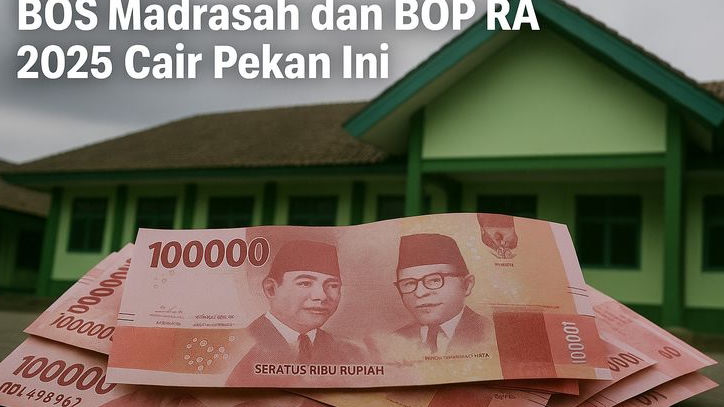 BOS Madrasah dan BOP RA 2025 Cair Pekan Ini, Total Dana Capai Rp4,01 Triliun, Berikut Rinciannya