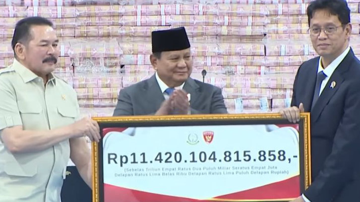 Negara Untung Besar! Satgas PKH Setor Rp11,4 Triliun ke Kas Negara, Ratusan Ribu Hektar Lahan Ilegal Ikut Disita