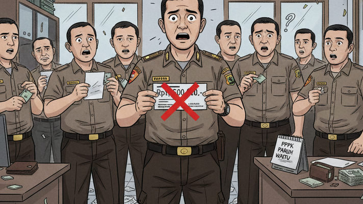 Setelah Diangkat PPPK Paruh Waktu, Satpol PP Langkat Justru Terima Gaji Lebih Rendah, Kok Bisa?