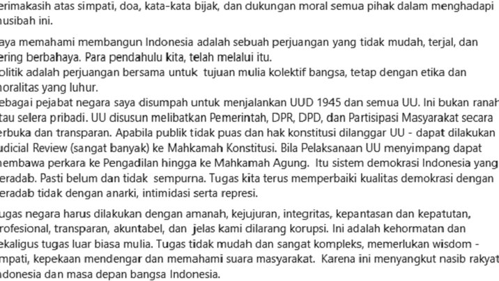 Kediamannya Dijarah Massa, Menkeu Sri Mulyani Sampaikan Pesan Simpati dan Seruan Jaga Demokrasi