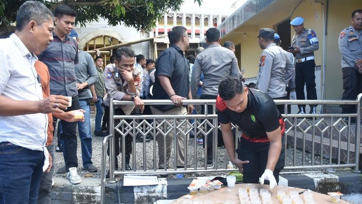 Narkoba Kok Coba-coba, Empat Oknum Polisi Tak Berkutik Saat Diciduk Propam Polda Sulsel