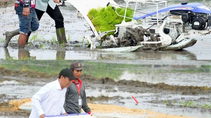 Wapres Gibran dan Mentan Amran Kompak Tanam Padi di Ngawi, Dorong Produksi dan Dukung Kebutuhan Petani
