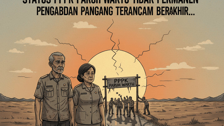 Kenyataan Pahit Honorer! Status PPPK Paruh Waktu Tidak Permanen, Pengabdian Panjang Terancam Berakhir
