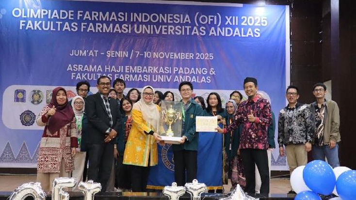ITB Juara Umum Olimpiade Farmasi Indonesia 2025, UI Tempel Ketat di Posisi Dua