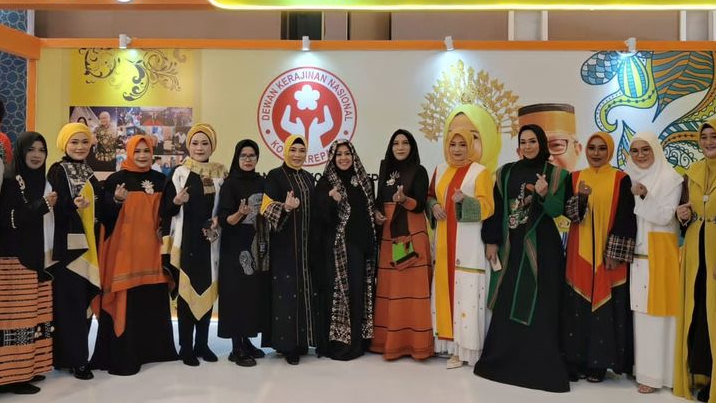 Istri Wali Kota Parepare Pamer Karya di Hadapan Saudagar Muslim Indonesia